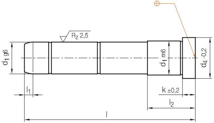 hasco standard Z011 guide pin 